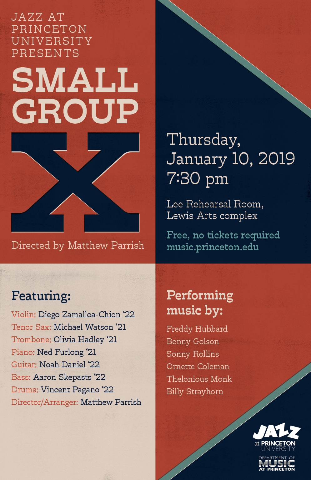 Jazz Small Group X at Princeton University